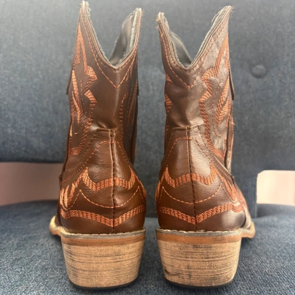 Source Unknown Brown Western Boots - image 4